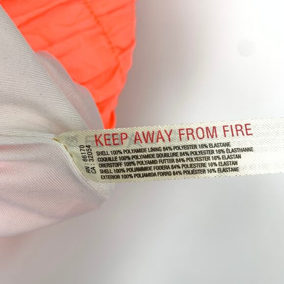 Free People Movement The Way Home Shorts Womens Size L Neon Orange Pull On - Picture 6 of 6